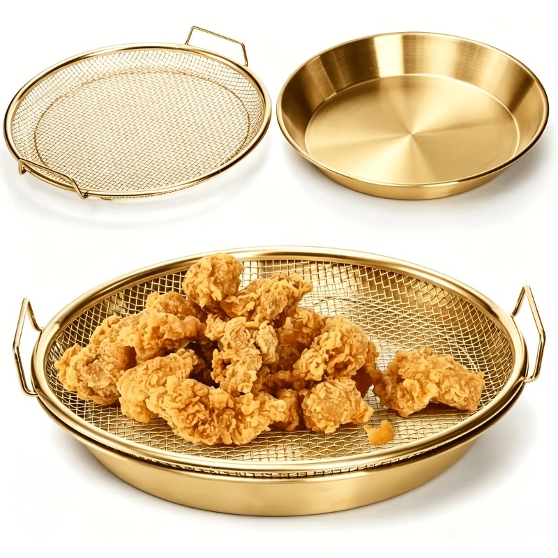 Kitchen Gadgets Gold - Rejilla de malla dorada de alta