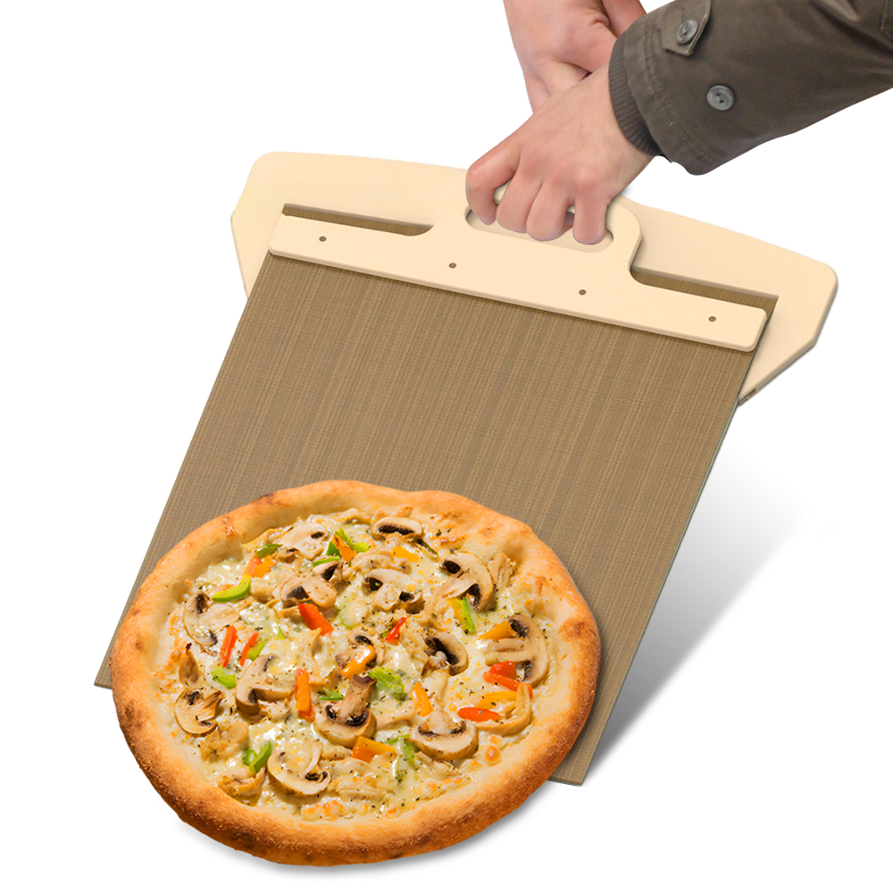 Pizza Stone Baking - Pala deslizante para Pizza, paleta de