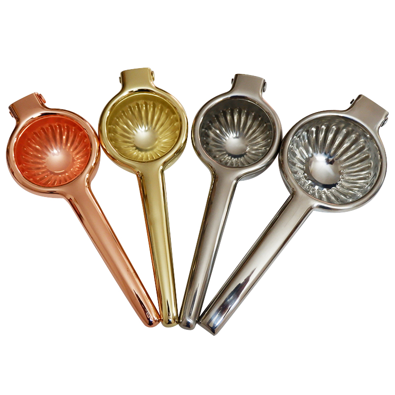 Kitchen Gadgets Gold - Exprimidor manual de limón de acero