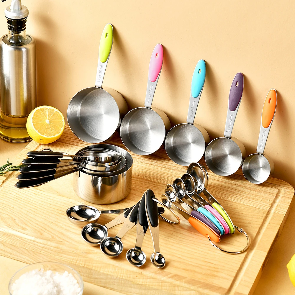 Juego de tazas y cucharas medi - Kitchen Gadgets Products reseña y precio