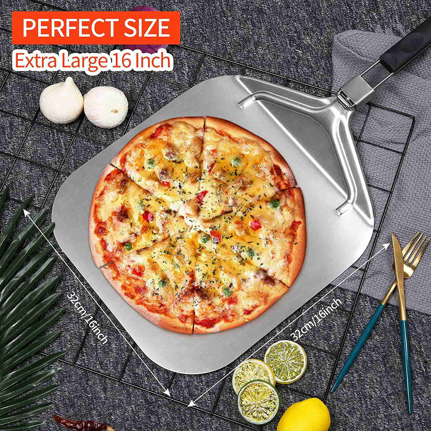 ¡WSFS! B cáscara de Pizza pleg - Pizza Stone Baking reseña y precio