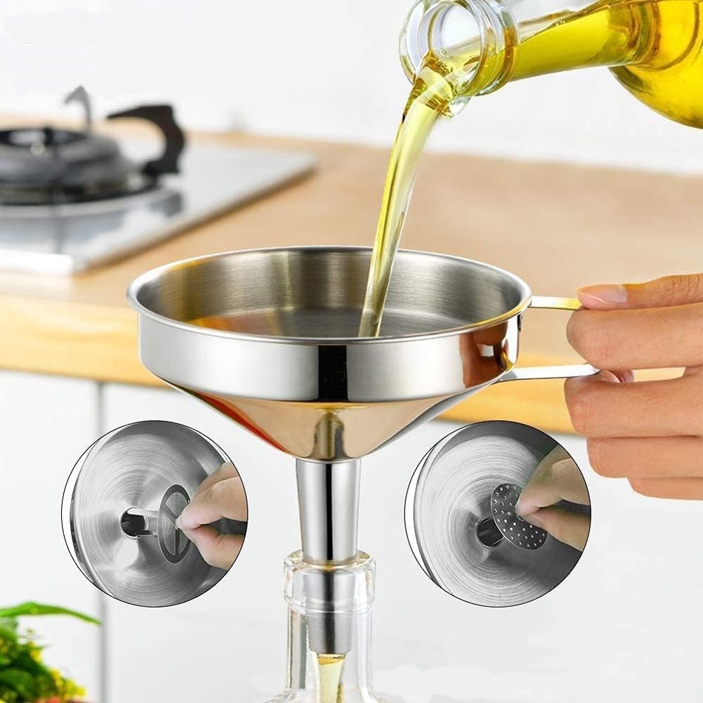 Embudo de acero inoxidable par - Kitchen Gadgets Products reseña y precio