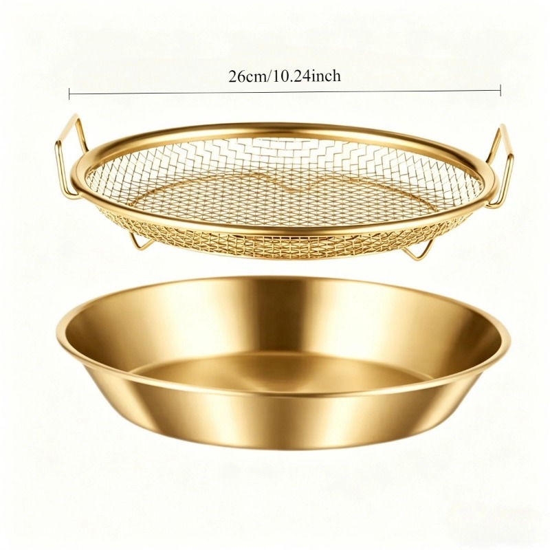 Rejilla de malla dorada de alt - Kitchen Gadgets Gold reseña y precio