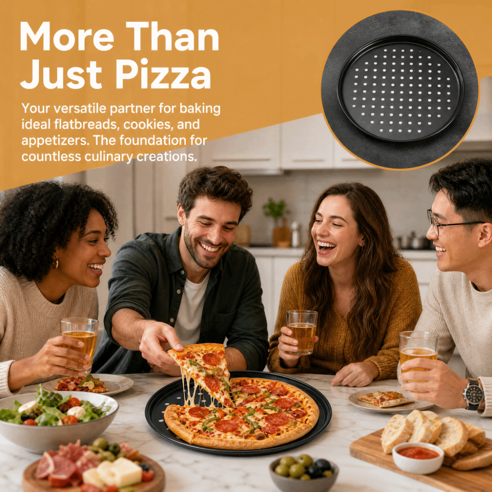 Juego de bandejas perforadas p - Pizza Stone Baking reseña y precio