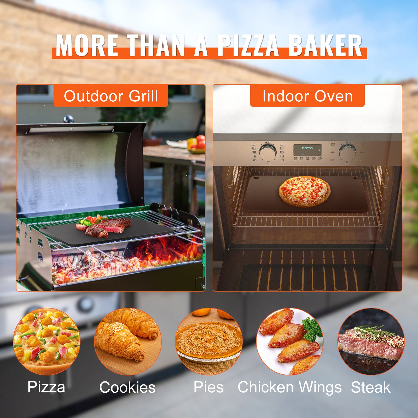 Pizza Steel, placa de acero pa - Pizza Stone Baking reseña y precio